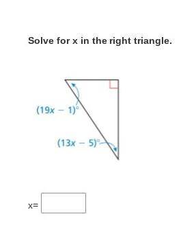 What is the correct answer for x?