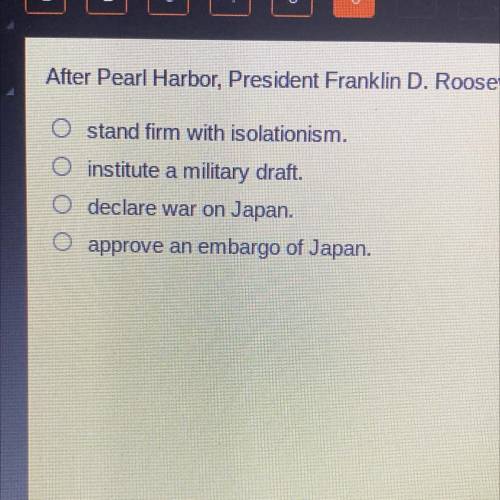 After Pearl Harbor, President Franklin D. Roosevelt asked Congress to