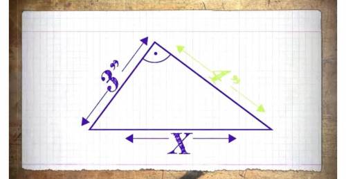 What’s the x on this triangle ?