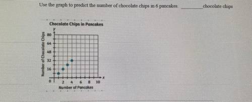 Predict number of chocolate chips in 6 pancakes