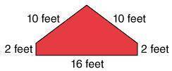 What is the area of the figure?
40 ft2
84 ft2
96 ft2
can't be determined