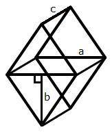 A piece of chocolate candy, composed of two congruent triangular prisms like the one shown below, i