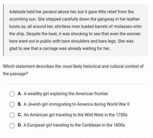 Which statement describes the most historical and culture context of the passage?