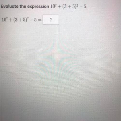 Evaluate the expression on top