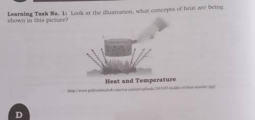 Look at the illustration , what concepts of heat are being shown in this pictures