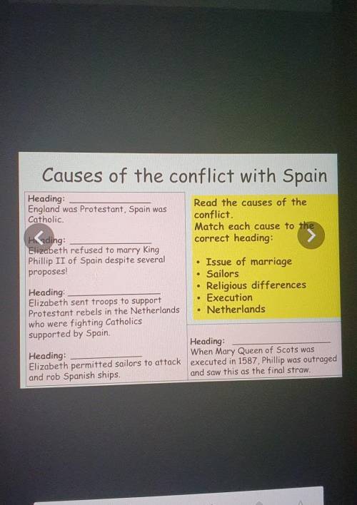 Causes of the conflict with Spain

HeadingEngland was Protestant, Spain wasRead the causes of theC