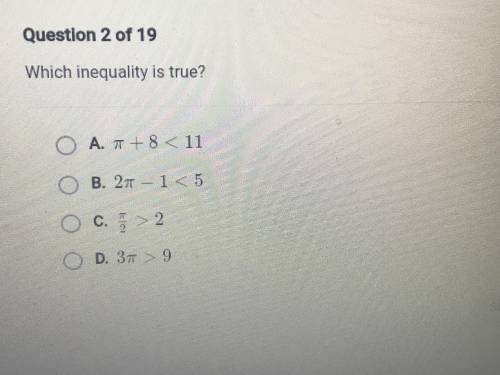 HELP ASAP!!! Which inequality is true?