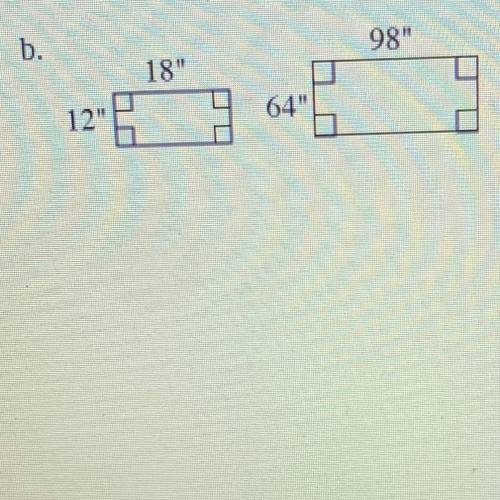 Are these shapes similar? If so please explain