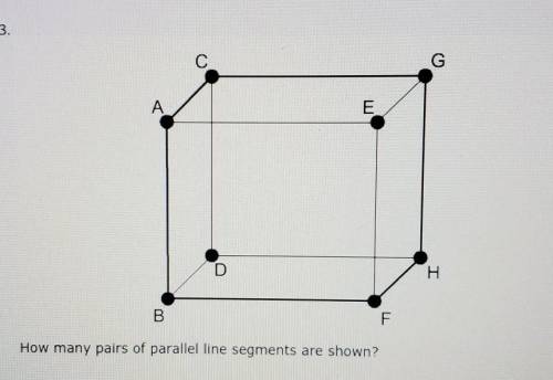 How many pairs of parallel line segments are shown?