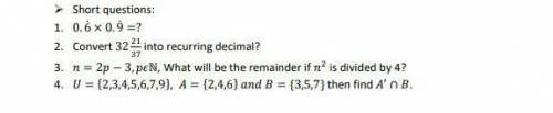 Plz solve these maths