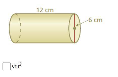 Find the surface area of the cylinder. Round your answer to the nearest tenth.