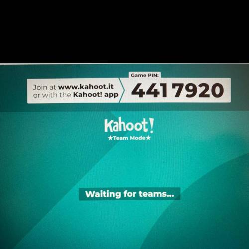Join my kahoot
Game pin-4417920