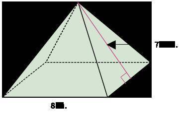 HURRY PLEASE

Find the surface area of the pyramid to the nearest whole number.
230 in2
179 in2
11