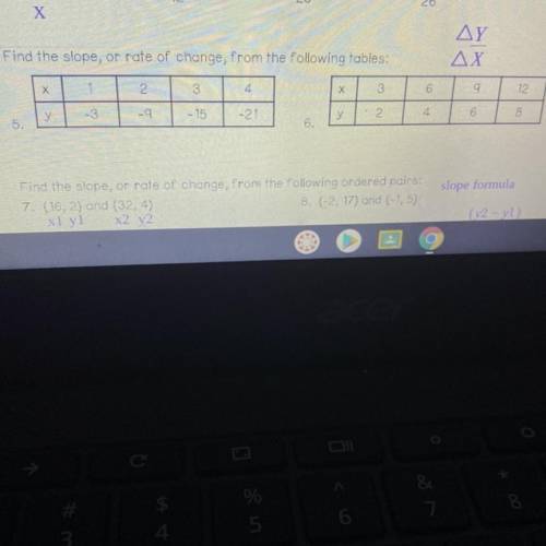 Can u help me with 5 6 7 and 8