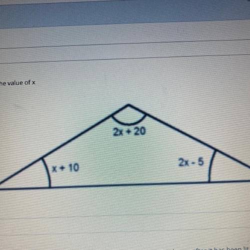 Please help lol.. i have to find the value of x..
