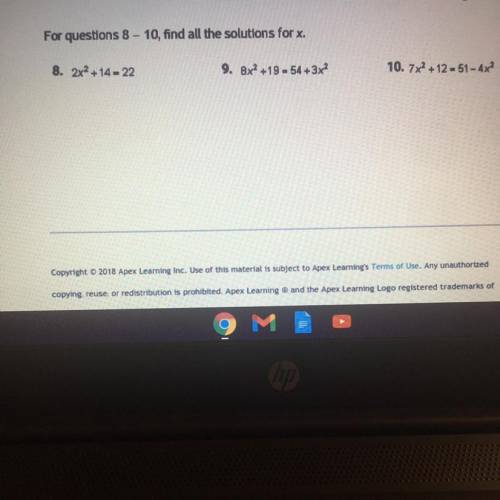 PLEASE PLEASE HELP ME I AM STUCK FIND ALL THE SOLUTIONS FOR X.