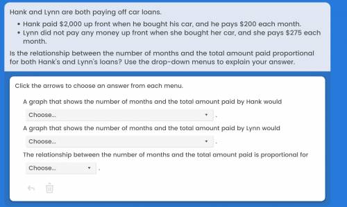 Hank and Lynn are both paying off car loans. (Full question attached)