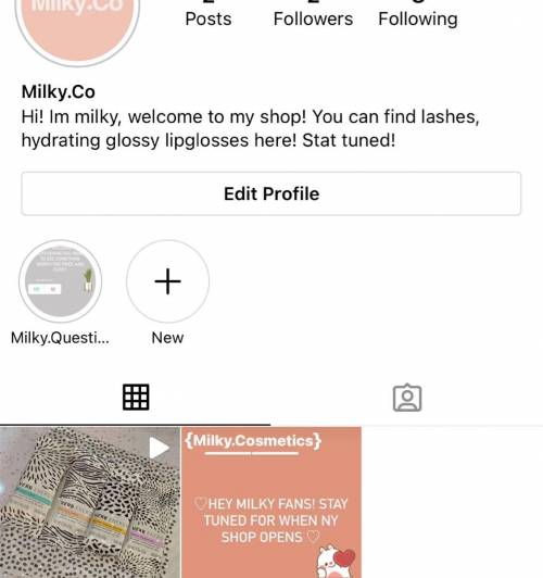 Hey im a small business owner! Check out my instagram! My shop is coming soon! Lashes,Lipgloss,and