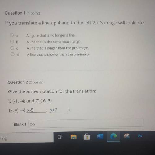 I WILL MARK BRAINIEST

please answer question 1 and please also, let me know if I did question 2 r