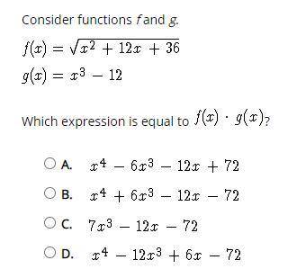 Which expression is equal to f(x)8 x g(x) ?