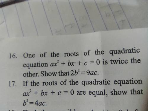Hi.Please its urgent
See image for question
Answer no 16 and 17
