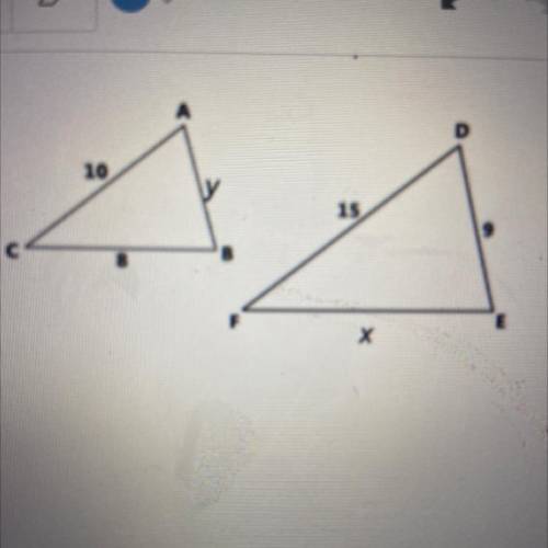 F. How many times greater is the area of triangle DEF

than the area of triangle ABC? Show/explain