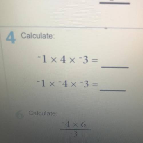I NEED HELP!! WITH NUMBER 4 BOTH ANSWERS