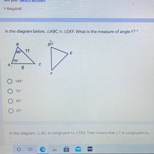 Find the measure of Angle F ASAP thank u !!