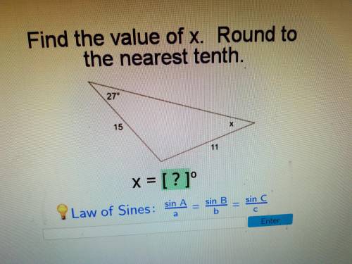 Could I have some help with the Law of Sines? 25 POINTS!! Also how do you properly find the opposit