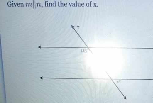 Given mlln, find the value of X.