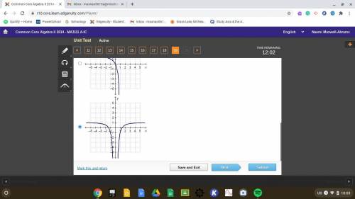 Help mey, please :)
Which graph represents the function f (x) = 2 x Over x squared minus 1?