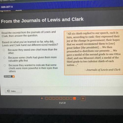 Read the excerpt from the journals of Lewis and

Clark, then answer the question.
Based on what yo