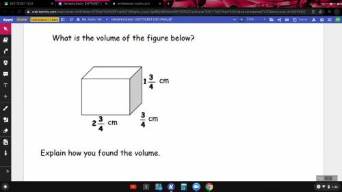 What is the volume of this figure below?

explain how u the volume
(28 points and brainlist asap)