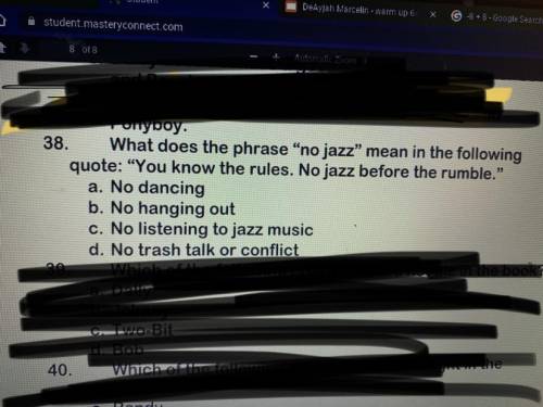What does “no jazz” mean