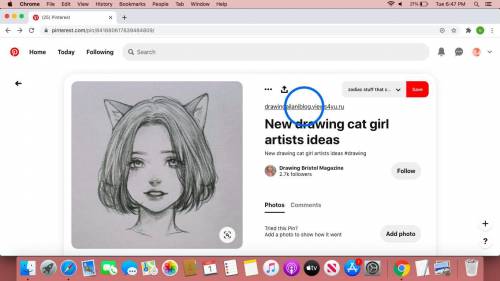 This girl posted her artwork- except it wasn't hers because i found the SAME EXACT DRAWING on Pinte