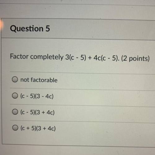 Factor completely please