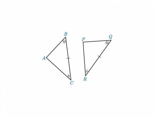 Are the triangles in the given figure congruent?