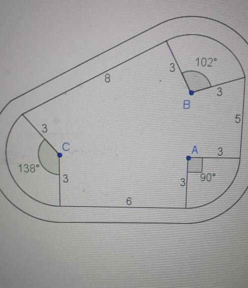 How can you find the radius of this shape?