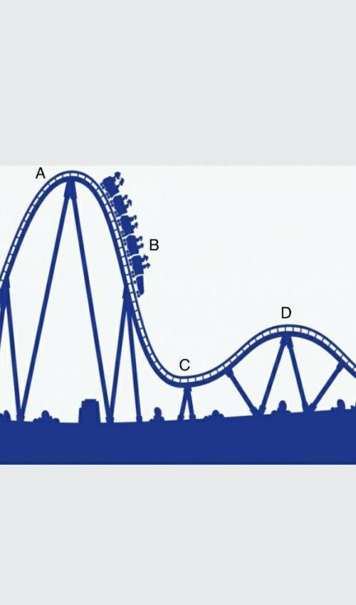 There are four positions on the rollercoaster track. For each position there needs to be a ratio o