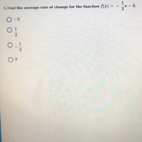 Help hurry pls. We are doing average rate of change and I need help