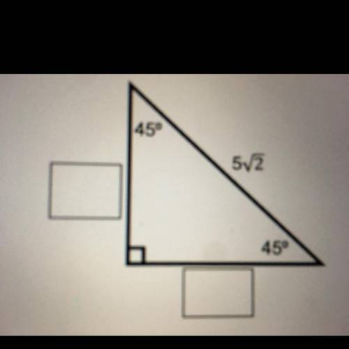 PLEASE HELP ASAP
Find the missing side lengths.