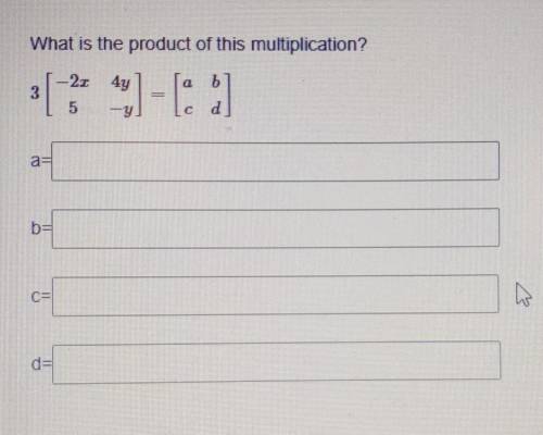 What is the product of this multiplication?