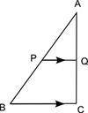 Question 4 (10 points)

(02.07 MC)
The figure shows triangle ABC and line segment PQ, which is par