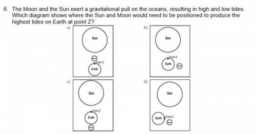 6. The Moon and the Sun exert a gravitational pull on the oceans, resulting in high and low tides.