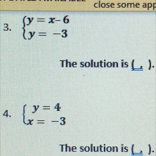 3 and 4 I need help with so confusing
