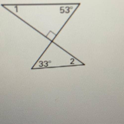 Find the measure of the numbered angle.
