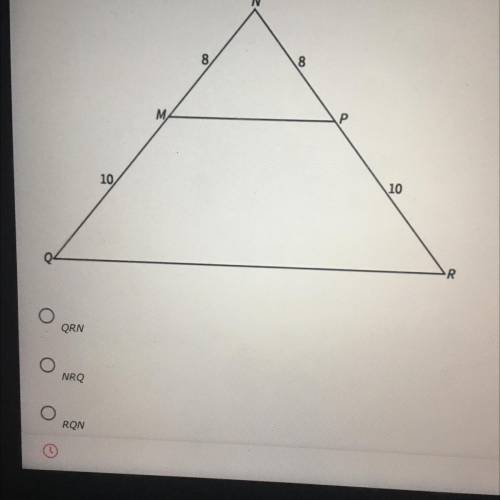 Help plz!Write a similarity statement for the similar triangles.

NMP~
Qrn 
Nrq 
Rqn 
Nqr