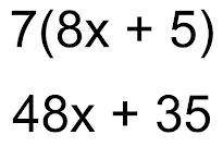 Are the two expressions equivalent when x =2?