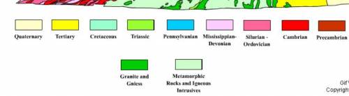 Which association correctly links the time period with the location of the fossils?

Pennsylvanian