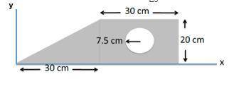 College engineering question CENTROID/MOI –For the cross section shown, find:

a. The location of